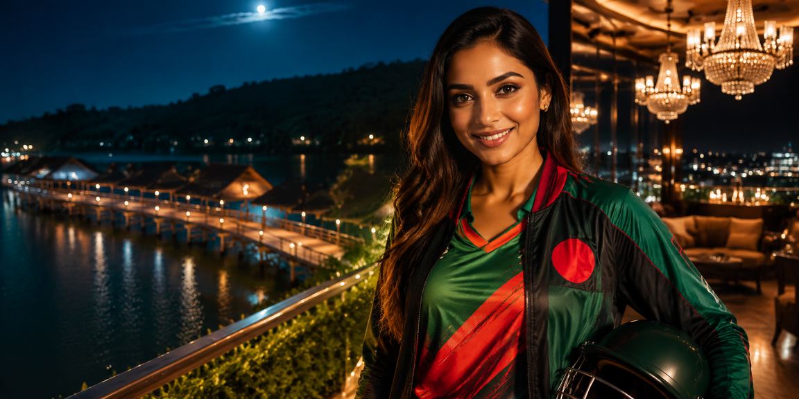 বান্দরবানে মোবাইলে ক্রিকেট বেটিং করছেন বাংলাদেশি মডেল