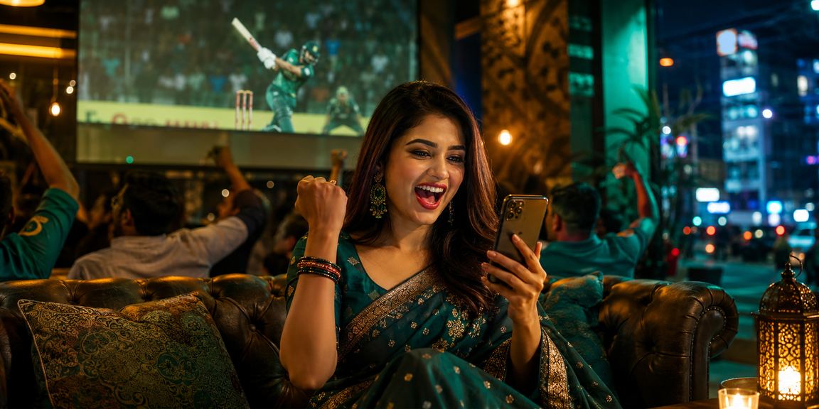 ঢাকায় ক্রিকেট বেটিং প্রোমোশন উপভোগ করছেন বাংলাদেশি মডেল